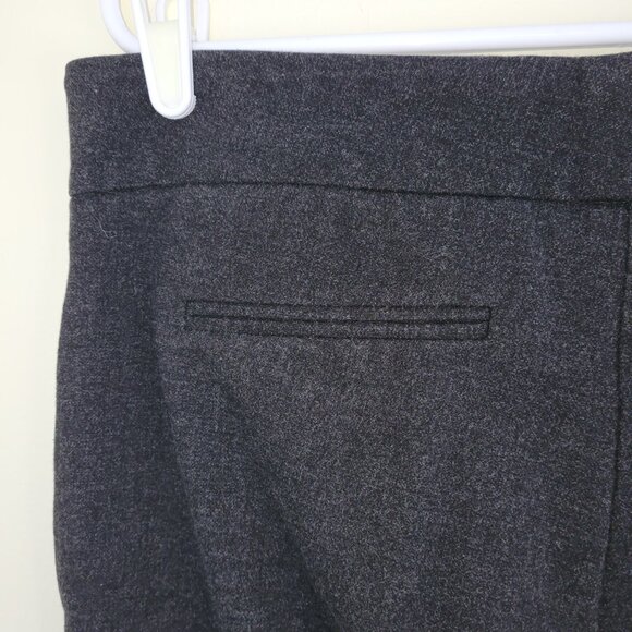Hilary Radley Ponte Slim Leg Stretch Pants Pull On Dark Gray Women's Size L - Picture 6 of 10